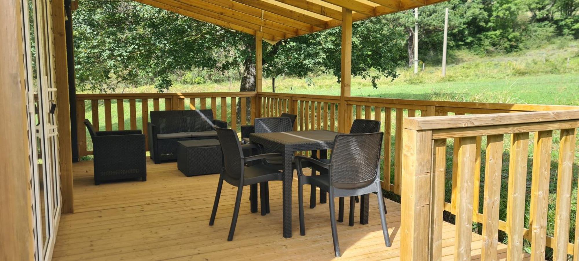 Camping Le Gallo Romain Barbieres Exterior foto
